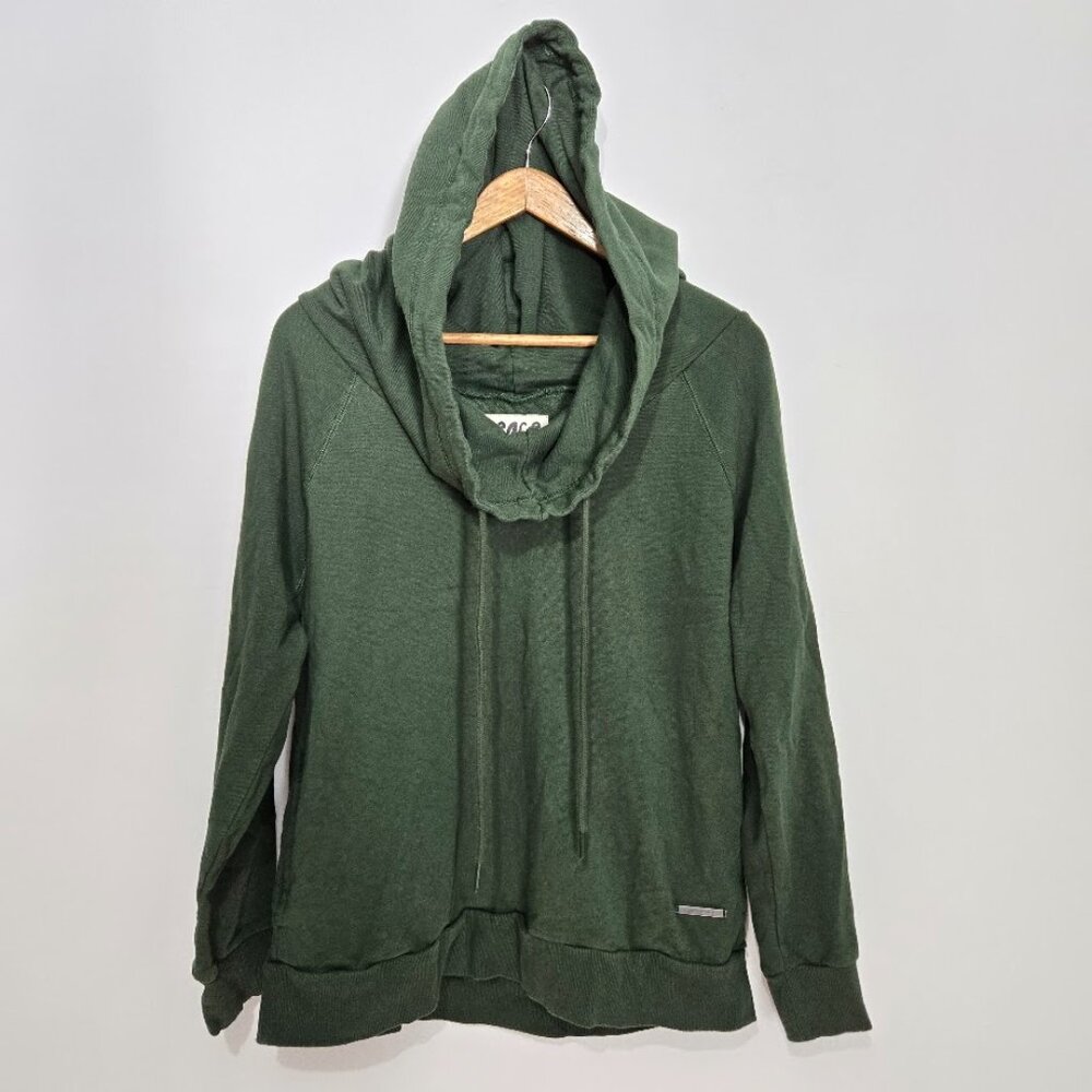 Peace Love World Alina Hoodie Sweatshirt Size S Oversized Cowl Neck French Terry